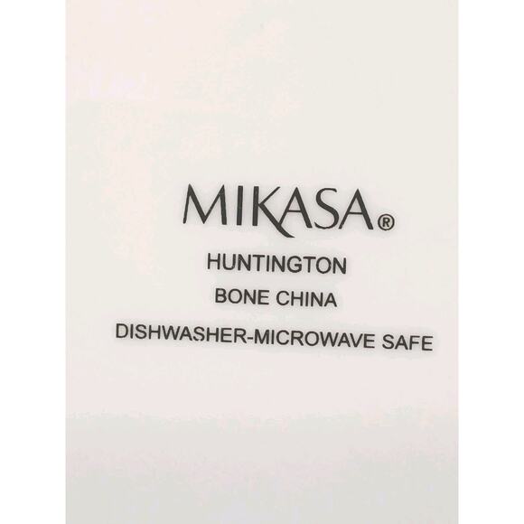 Mikasa Huntington Bone China White 8" Salad Desert Cake Plate Replacement Weddin - Picture 7 of 8